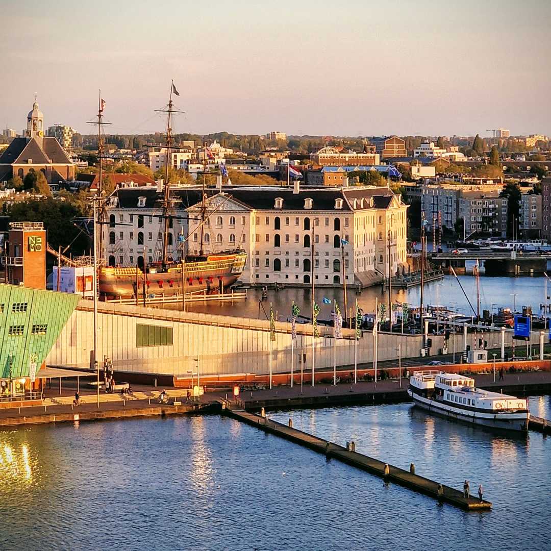 Atardecer Canales de Amsterdam.