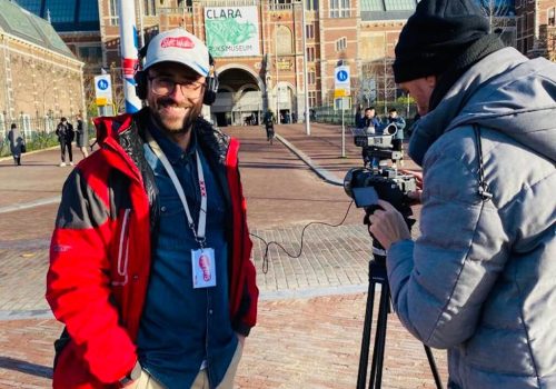 Rijksmuseum sidewalks
